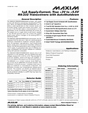 DataSheet MAX3221 pdf